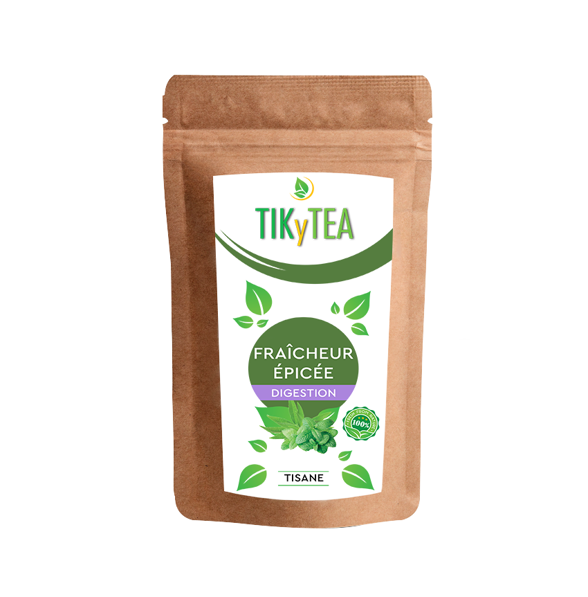 FRAÎCHEUR ÉPICÉE - Verveine & Menthe poivrée - TikyTea