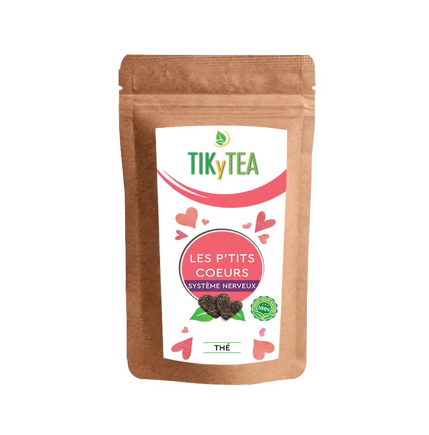 LES P'TITS COEURS - Cœurs de thé noir - TikyTea
