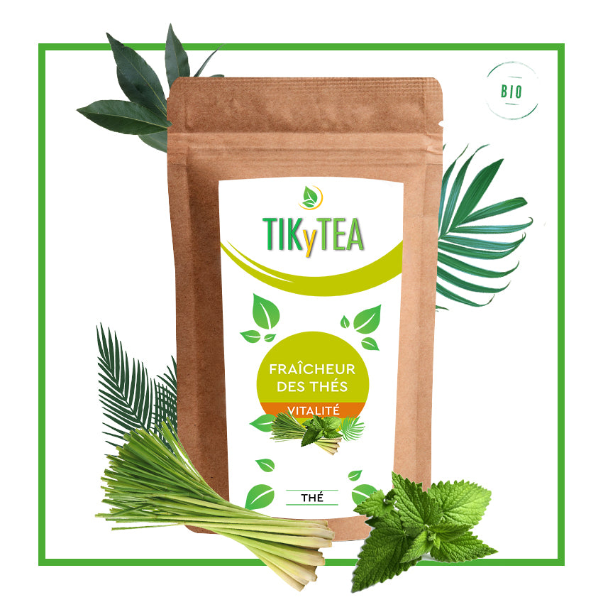 FRAÎCHEUR DES THÉS - Citronnelle & Menthe - BIO