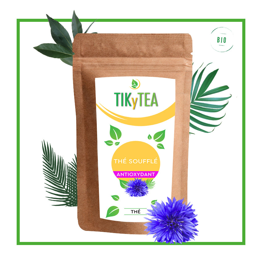 THÉ SOUFFLÉ - Thé Pu Erh & Fleur de Bleuet - BIO