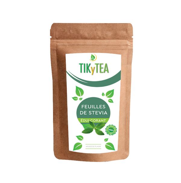 FEUILLES DE STÉVIA  - Édulcorant naturel - BIO - TikyTea