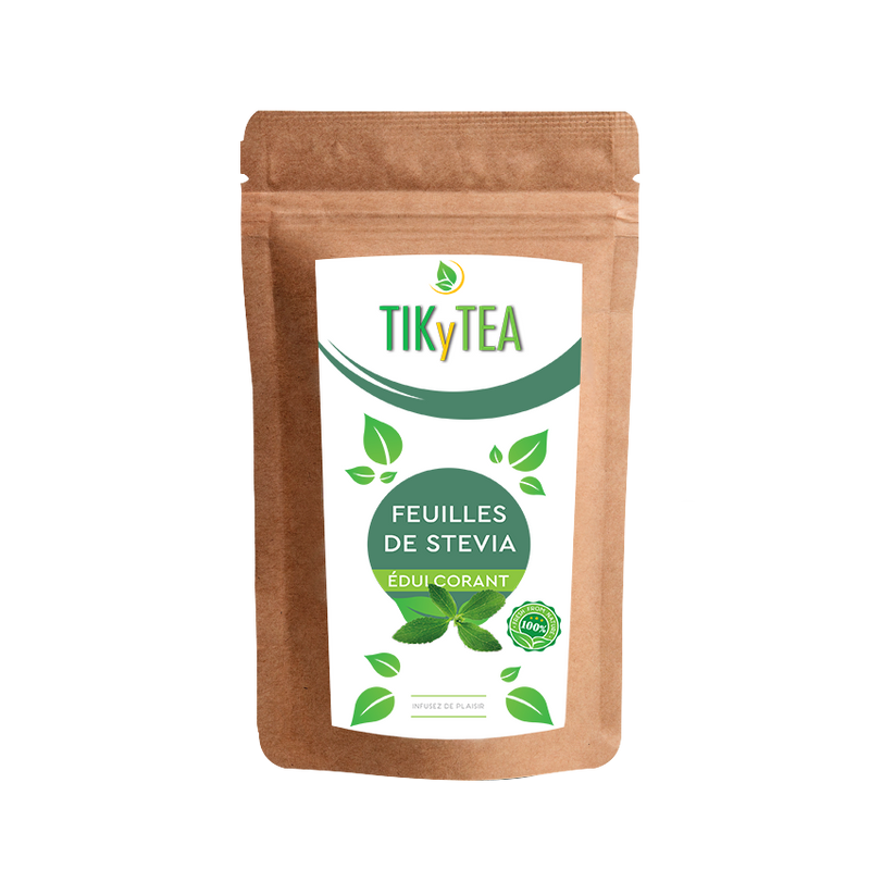 FEUILLES DE STÉVIA  - Édulcorant naturel - BIO - TikyTea