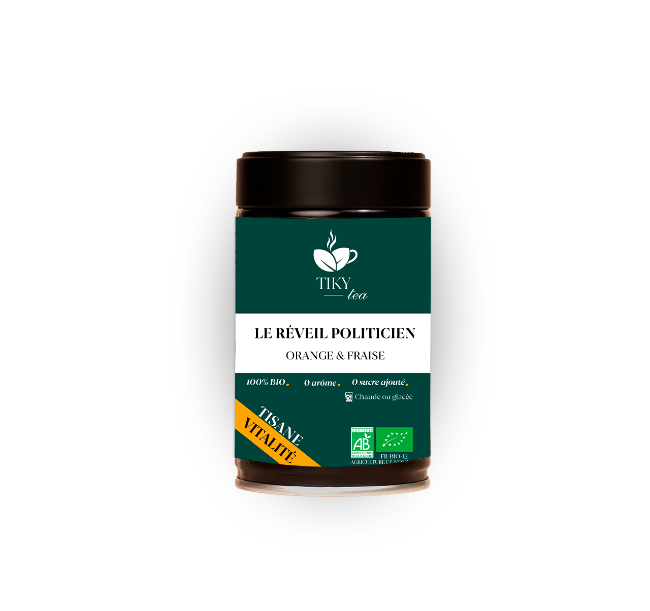 LE RÉVEIL POLITICIEN - Orange & Fraise - BIO - TikyTea