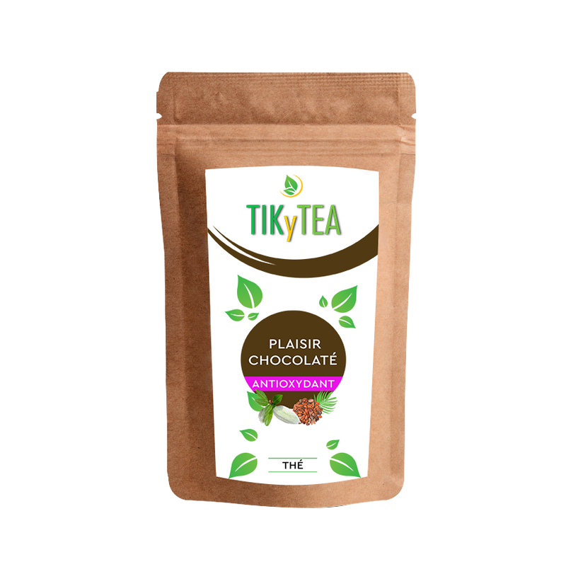 PLAISIR CHOCOLATÉ - Cacao & Feuille d'amandier - BIO - TikyTea