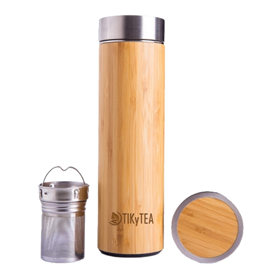 Thermos bambou - Infuseur à thé - TikyTea