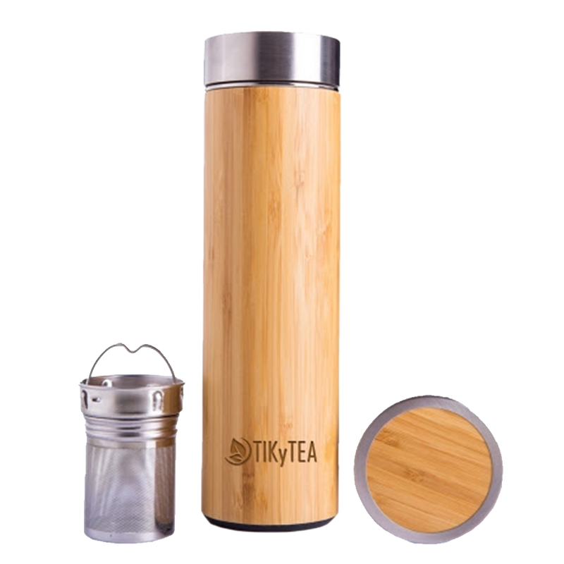 Thermos bambou - Infuseur à thé - TikyTea