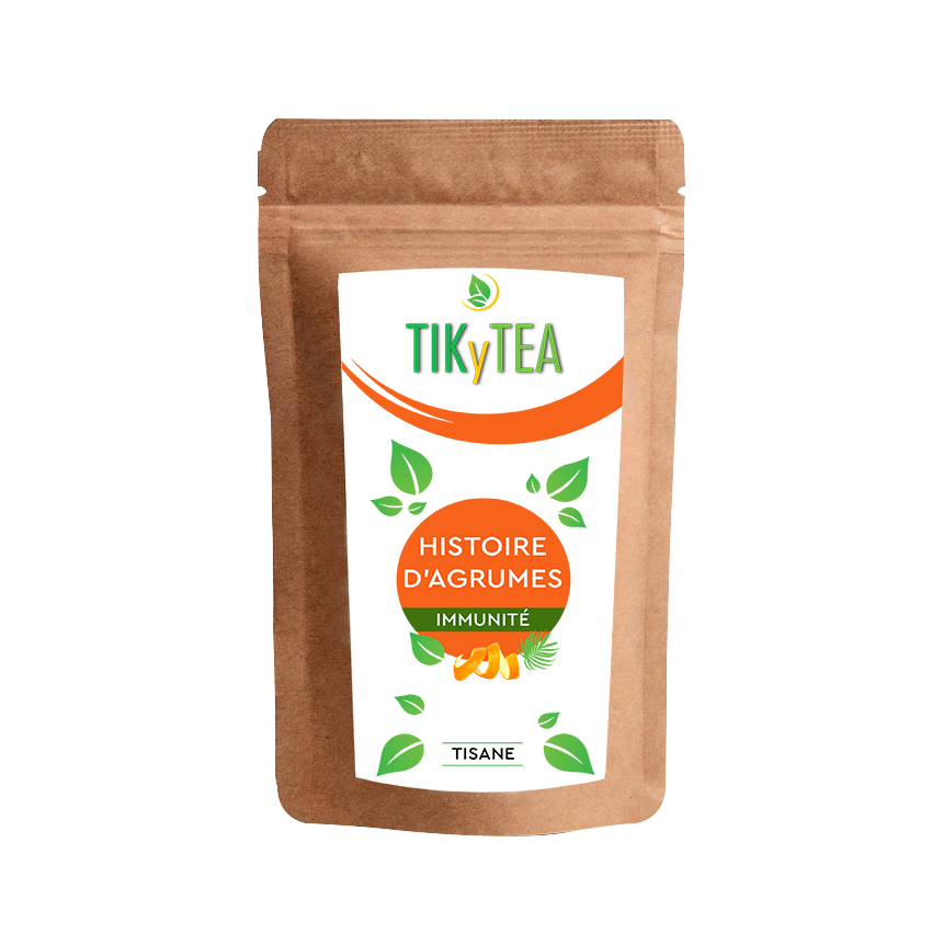 HISTOIRE D'AGRUMES - Mandarine & Orange - BIO - TikyTea