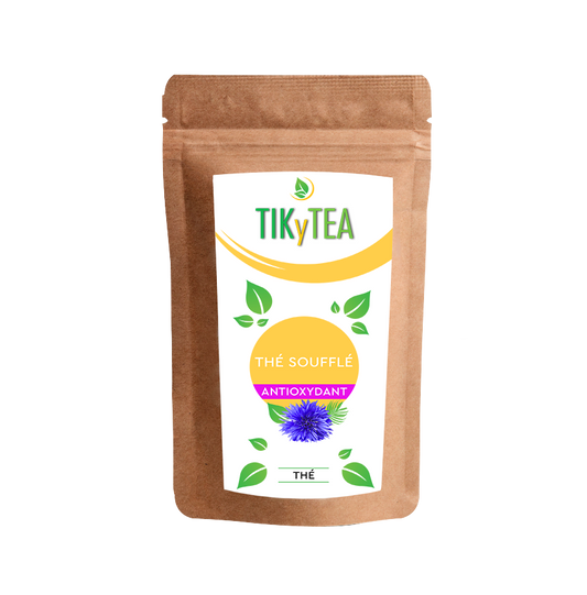 THÉ SOUFFLÉ - Thé Pu Erh & Fleur de Bleuet - BIO - TikyTea