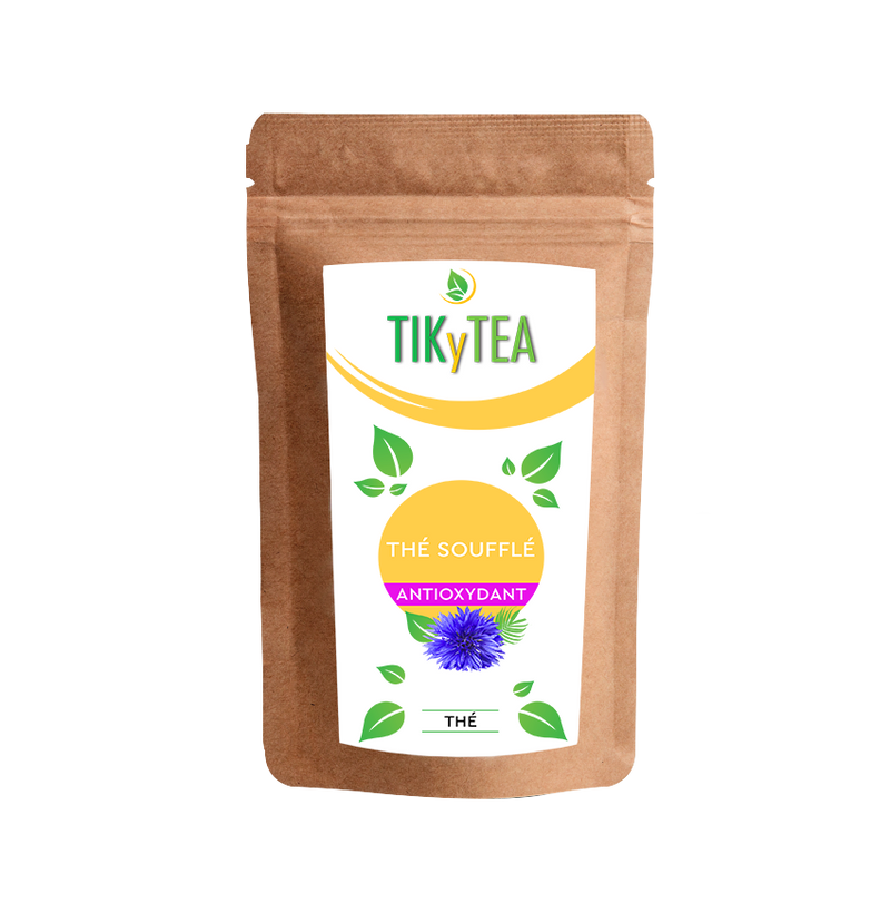 THÉ SOUFFLÉ - Thé Pu Erh & Fleur de Bleuet - BIO - TikyTea