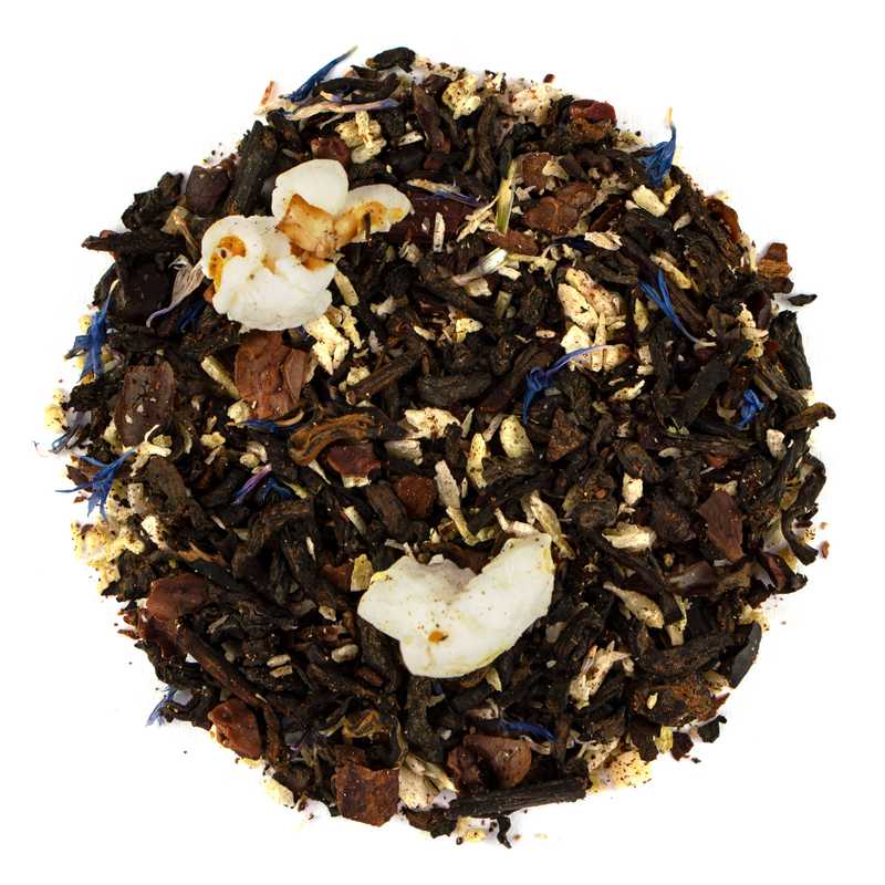 THÉ SOUFFLÉ - Thé Pu Erh & Fleur de Bleuet - BIO - TikyTea